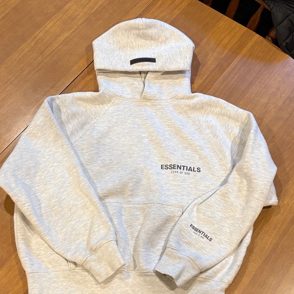 Essentials Light Gray Hoodie